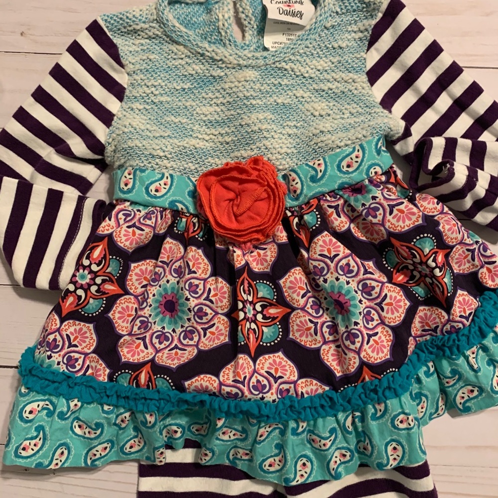 Counting Daisies Matching Ruffle Set - Picture 3 of 5